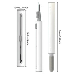 3 in 1 Sliding Cleaning Pen for  Earphones Brush for Airpods 3 Pro Series Case Headsets Cleaners Earbuds Cleaning Tools
