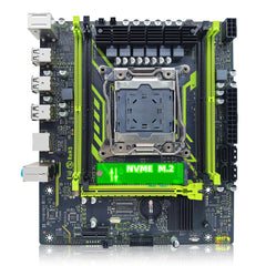 مجموعة اللوحة الأم ZSUS X99-8D4 مع وحدة المعالجة المركزية LGA2011-3 Xeon E5 2650 V4 DDR4 16 جيجابايت (1*16 جيجابايت) 2133 ميجا هرتز ذاكرة وصول عشوائي NVME M.2 SATA