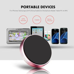 حامل هاتف مغناطيسي للسيارة، حامل هاتف عالمي للسيارة، مناسب لأجهزة iPhone وXiaomi وHuawei وSamsung ولوحة القيادة، ملصق مغناطيسي مثبت على الحائط للسيارة