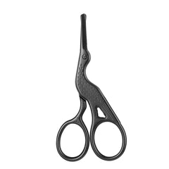 Facial Hair Scissors Rounded Professional Stainless Steel Mustache Nose Hair Beard Eyebrows Eyelashes Trimming Clippers