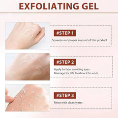 50g Purifying Exfoliating Gel Gentle Exfoliating Facial Scrub Cleanser For Body Face Moisturizing Nourishing Repair Skincare