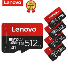 بطاقة ذاكرة فلاش SD 1TB Micro TF Mini SD بسعة 256GB 512GB 128gb 64GB TF للهواتف/الكمبيوتر/الكاميرات شحن مباشر