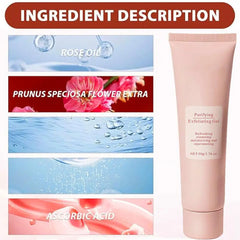 50g Purifying Exfoliating Gel Gentle Exfoliating Facial Scrub Cleanser For Body Face Moisturizing Nourishing Repair Skincare