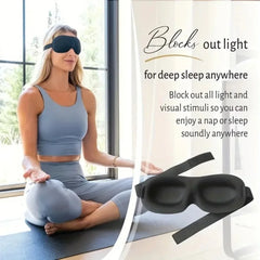 3D Sleep Mask Blindfold Sleeping Aid Soft Memory Foam Eye mask for Sleeping Travel Blockout Light Slaapmasker Eye Cover