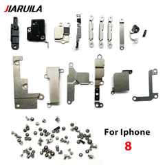 Complete Full Screw Set Metal Internal Bracket Replacement Parts Shield Plate Cover For IPhone X XR XS Max 7 8 Plus 15 Pro Max