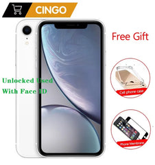 هاتف iPhone XR الأصلي غير مقفل بخاصية التعرف على الوجه بشاشة 6.1 بوصة وذاكرة وصول عشوائي 3 جيجابايت وذاكرة قراءة فقط 64 جيجابايت/128 جيجابايت/256 جيجابايت ومزود بتقنية 4G