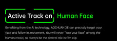 AOCHUAN 3-Axis Handheld Gimbal Stabilizer for Smartphone with Fill Light for iPhone Android Face Tracking Vlog Smart XE