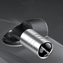 4Pcs Car Styling 3D Metal Wheel Tire Valve Caps Rim Accessories For Toyota RAV4 C-HR Camry Yaris Prius TRD GR Highlander Crown