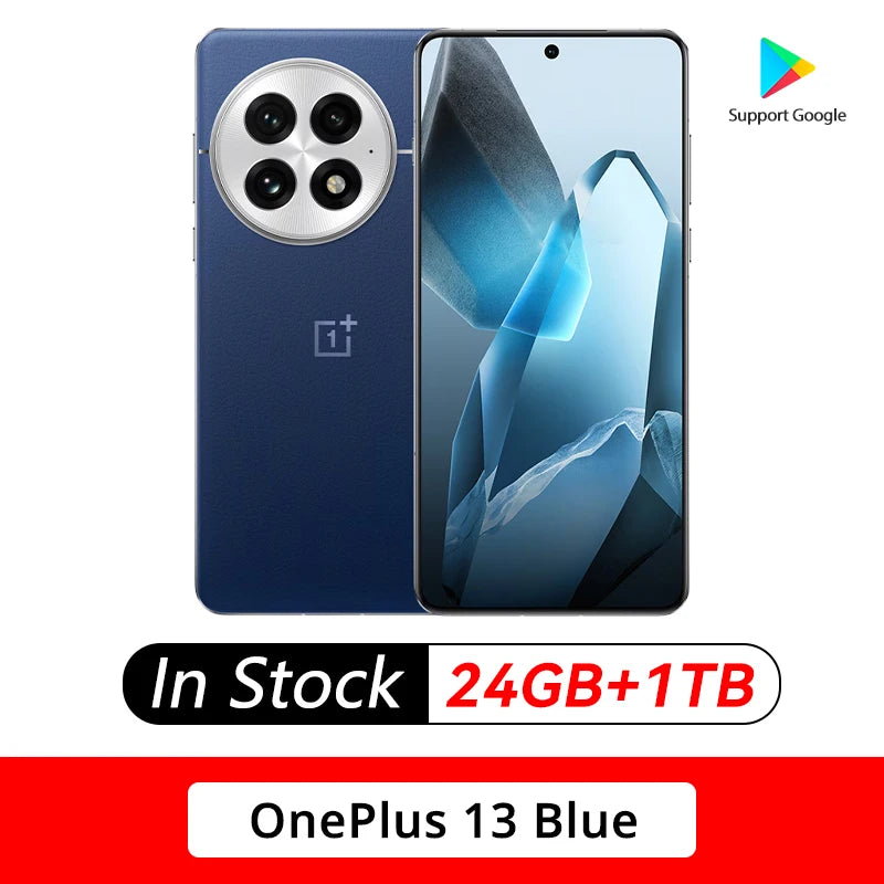 New Oneplus 13 Mobile Phone 24GB RAM 1TB ROM Snapdragon 8 Elite 50.0MP Camera 100W Charge 6000mAh Battery 6.82" OLED 120HZ IP69