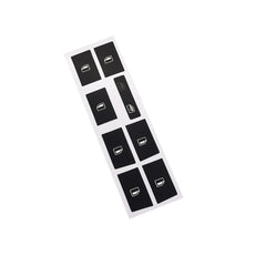 For Audi A4 B6 B7 Repair Sticker 2000 To 2008 Power Window Switch Button Repair Kit For Dashboard Panel ESP Alarm Climate Button
