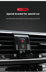 For BMW 3 5 7 Series X2 X3 X4 X5 X6 X7 E46 E60 E90 F10 F30 G20 Car Mobile Phone Holder Base Fixed Air Outlet Bracket Accessory