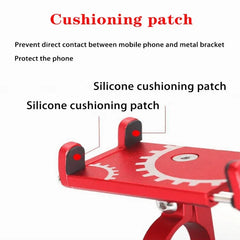 Bicycle Universal Phone Holder Mount Mobile Cell GPS Metal Riding MTB Motorcycle Stand Bracket Bike Moto Handlebar Antislip Clip