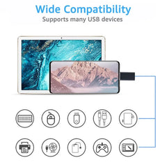6-1Pcs Type C Female To Micro Male USB Android Adapters USB-C Charger Converter Connector for Samsung Xiaomi Huawei Smart Phone