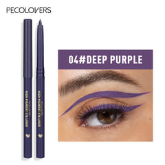 High Pigment Matte Eyeliner Gel Pencil Green Brown White Waterproof Lying Silkworm Pen Soft Eyeliner Lasting Shiny Eye Makeup
