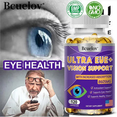 Advanced Eye Vitamin Supplement for Macular Health and Dry Eyes - Supports Eye Strain, Stress, Night Vision