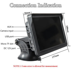 Hippcron 7inch Car Radio Multimedia Video Player Wireless Carplay And Wireless Android Auto Portable Universal Touch Screen