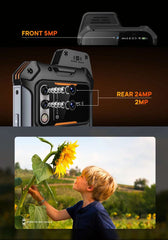 UNIWA W888 MT6765 Helio P35 Octa Core 4GB+64GB ATEX Explosion IP68 Smartphone Andriod11 6.3“ HD Screen  5000mAh NFC Mobile Phone