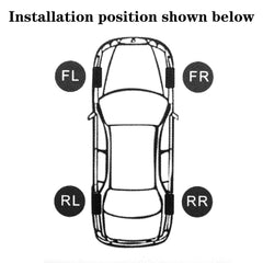 Tire Pressure Monitoring System Temperature Warning New C External Battery Version Sensors Solar TPMS Car Tyre Pressure Monitor
