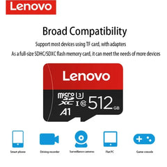 بطاقة ذاكرة فلاش SD 1TB Micro TF Mini SD بسعة 256GB 512GB 128gb 64GB TF للهواتف/الكمبيوتر/الكاميرات شحن مباشر