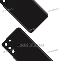 غطاء خلفي للبطارية جديد بجودة AAA لهاتف Samsung Galaxy S21 Plus، غطاء خلفي بلاستيكي، لوحة بديلة