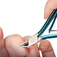 مقص أظافر القدم للأظافر التي تنمو تحت الجلد أو سميكة، مقص أظافر القدم لأخصائي طب الأقدام، مقص أظافر القدم مع قاعدة من الفولاذ المقاوم للصدأ