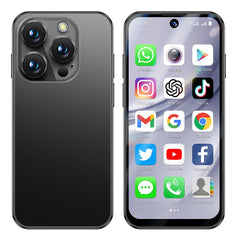 هاتف SOYES XS19 Pro الذكي بذاكرة وصول عشوائي (RAM) سعة 4 جيجابايت وذاكرة قراءة فقط سعة 64 جيجابايت ونظام تشغيل أندرويد 12.0 وبطارية 1950 مللي أمبير في الساعة وخاصية التعرف على الوجه وشبكة الجيل الرابع LTE من النوع C وتقنية OTG وشاشة 3.88 بوصة وهاتف صغير