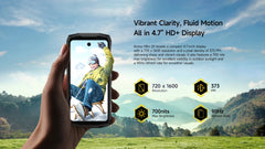 هاتف Ulefone Armor Mini 20 4G 4.7" Rugged Phone 64MP Night Camera Android 14 Smartphone 6200mAh Mobile Phone NFC 16GB+256GB 33W G99
