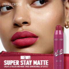 Color Velvet Matte Lipstick Pen Red Lip Liner Waterproof Long-lasting Non-stick Cup Color Lipstick