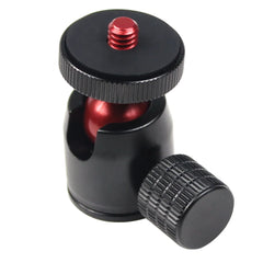 Mini Ball Head 1/4 Screw Mount 360 Swivel for Canon Nikon Sony Camcorder DV LED Light Bracket DSLR Camera Tripod Ballhead Stand