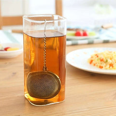1PC/304 stainless steel flavored filter ball, tea filter ball, soup filter ball with extension chain hook