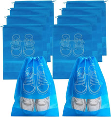 5/10PCS Shoes Storage Organizer Bags Non-Woven Shoe Dust Bags Portable Travel Shoe Bag Shoes Storage Packing Pouch Organizers
