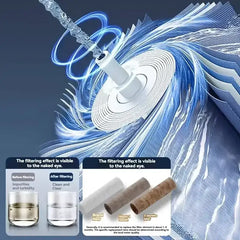 New High Pressure Water Saving Filter Shower Head 5 Modes Handheld Shower Head One Button Stop Bathroom Accessories Set