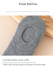 5/10 Pairs of WOMEN and MEN Cotton Socks, Casual Breathable Short Socks, and Girls' Cartoon Bear Low Cut Ankle Boat Socks