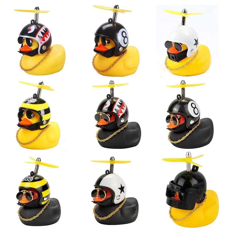 Broken Wind Duck Car Car Car Decoration Electric Battery Car Decoration Bicycle Little Yellow Duck Car Small Cute Decoration