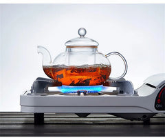 400ml/1000ml Filterable Heat-resistant Thickened Glass Teapot High Borosilicate Glass Flower Tea Pot Heatable Glass Tea Set