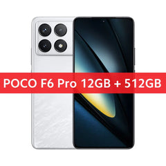 هاتف POCO F6 Pro Snapdragon 8 Gen 2 النسخة العالمية، شاشة AMOLED Flow مقاس 6.67 بوصة بدقة WQHD+ ومعدل تحديث 120 هرتز، وبطارية 5000 مللي أمبير في الساعة، وشحن فائق السرعة 120 واط