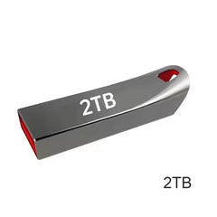 محرك أقراص فلاش معدني USB 3.2 عالي السرعة بسعة 2 تيرابايت، محرك أقراص USB محمول مقاوم للماء بسعة 1 تيرابايت، محرك أقراص فلاش USB محدث جديد