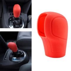 Automatic Gear Car Gear Shift Knob Cover Non-Slip Car Interior Auto Shifter Handle Cover Silicone Handle Protective Covers Car