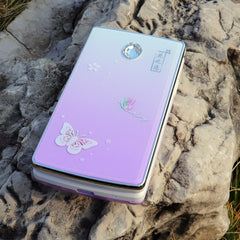 Women Flip Mobile Phone Slim Flashlight Cute Cover Style Dual Sim Big Push Button SOS Sound Recorde Cellphone