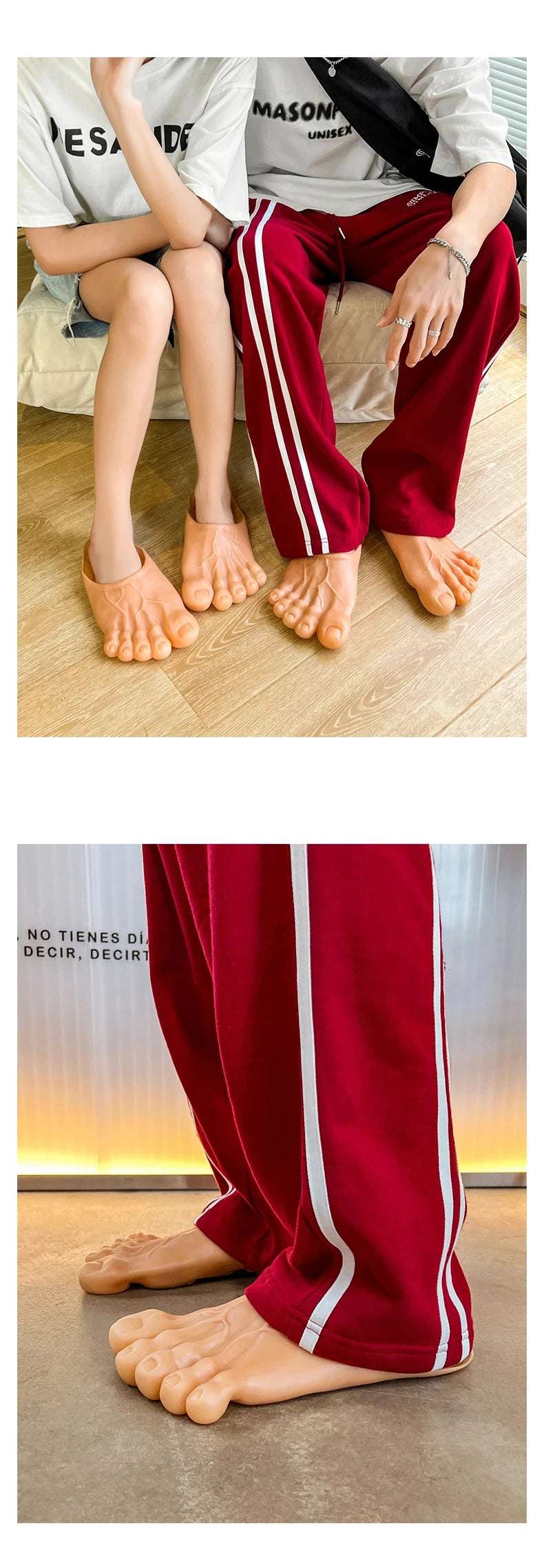 Funny Man Slippers Women Footwear Shoes Fashion Outdoor Beach Couple Slippers Role Playing Bigfoot Amazing Sandals Of The Hulk