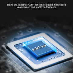 بطاقة محول M.2 إلى SATA3.0 عالية السرعة 6 جيجابت في الثانية ASM1166 M.2 PCIE إلى SATA بطاقة توسعة مع مؤشر ذكي
