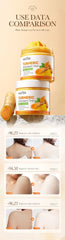 SADOER Turmeric Brightening Scrub Deep Cleansing Exfoliating Body Scrub Salt Moisturizing Hydrating Smoothing Skin Care - Mumzar