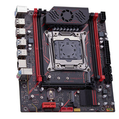 لوحة أم QIYIDA X99 TPM 2.0 واجهة LGA 2011 3 مع NVME NGFF M.2 تدعم 4 قنوات X99 C612chip DDR4 ذاكرة SATA3.0 USB3.0