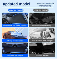 Car Sunshade UV reflection Windshield Umbrella Front Sun Shade Parasol Foldable Summer Protection Car Seat Heat Insulation