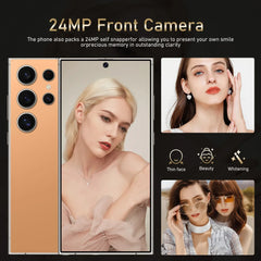S24 Pro، هاتف ذكي يعمل بنظام أندرويد، شاشة 6.8 بوصة، ذاكرة وصول عشوائي (RAM) سعة 8 جيجابايت، ذاكرة قراءة فقط (ROM) سعة 256 جيجابايت، ثنائي الشريحة، هاتف محمول، متجر Google Play، كاميرا 24+48 ميجابكسل، 6000 مللي أمبير/ساعة، هواتف محمولة