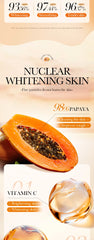 Papaya Vitamin C Whitening Exfoliating Scrub Moisturizing Deep Cleaning Scrub Gel Smoothing Nourishing Skin Summer