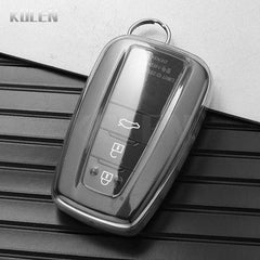 TPU Car Key Remote Case Cover Shell Fob For Toyota Prius Camry Corolla C-HR CHR RAV4 Prado 2018 2022 Key Protector Accessories