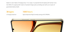 realme C61 Smartphone 5000mAh Battery 15W SUPERVOOC Charge 50MP AI Camera 90Hz Display IP54 AI Engine 256GB NFC