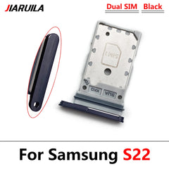 SIM Card Tray Slot Holder Adapter Accessories For Samsung S22 / S22 Plus / S22 Ultra