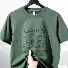 Retro Japanese Cotton ort Sve T-irt Women's Summer New Faion Vintage Design Loose Fit round Ne Top Korean Sle